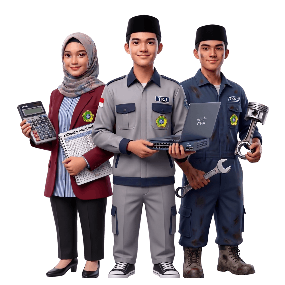 Siswa SMK NU Darussalam